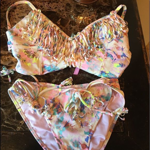 CANDY SPRINKLE Confetti Fringe Suit - Picture 7 of 8